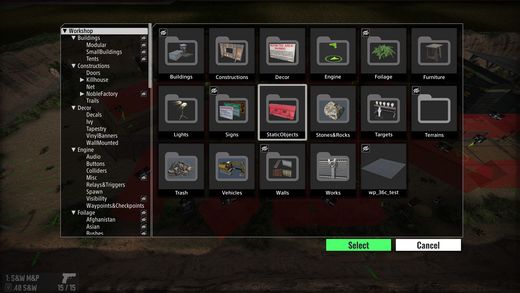 World of Shooting weapon customization