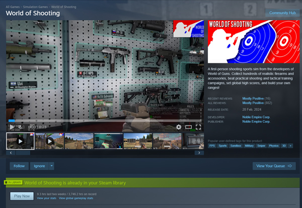 World of Shooting on Steam